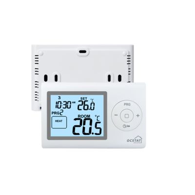 Control Temp Range 5°C-35°C Wireless Room Thermostat with Power supply 2*AAA Battery and RoHS CE ISO Certification