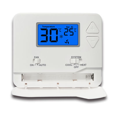 Riseem ABS Housing Material Wired Room Thermostat with ±1C Accuracy and Manual/Automatic Control Mode
