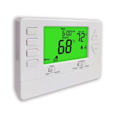 ±1C Accuracy Wired Programmable Thermostat for HVAC System Energy Efficiency and Control