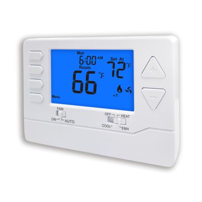 Riseem Mounts On Wall Or Junction Box Heat Pump Thermostat W/E Terminal Designations Temperature Ranges 32°F 99°F 0°C 40°C