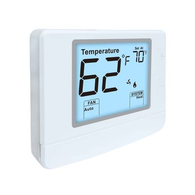 Riseem High Accuracy Wired Room Thermostat ±1C ON Fan Operation Mode 4.72" W X 3.85" H X 1.02" D Physical Dimensions