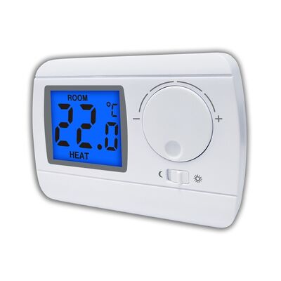 230V White Color Boiler Temperature Control Boiler Thermostat Featuring Adjustable Temperature Range 5 To 35°C In 0.5°C Increments For Thermal Performance