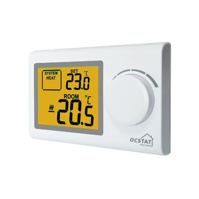 Boilers Wireless Room Thermostat Featuring LCD Display and Transmission Distance Approx 100m Suitable for Heating Systems