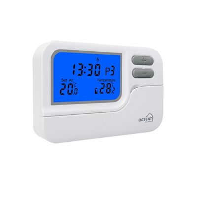230V Anti Flammable PC ABS Wireless Boiler Programmable Heating Thermostat Featuring Temperature Ranges 0°C To 35°C In 0.1°C Increments For HVAC System Integration