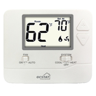 OCSTAT 24V Non Programmable Thermostat LCD Digital Temperature Controller 1 Heat 1 Cool
