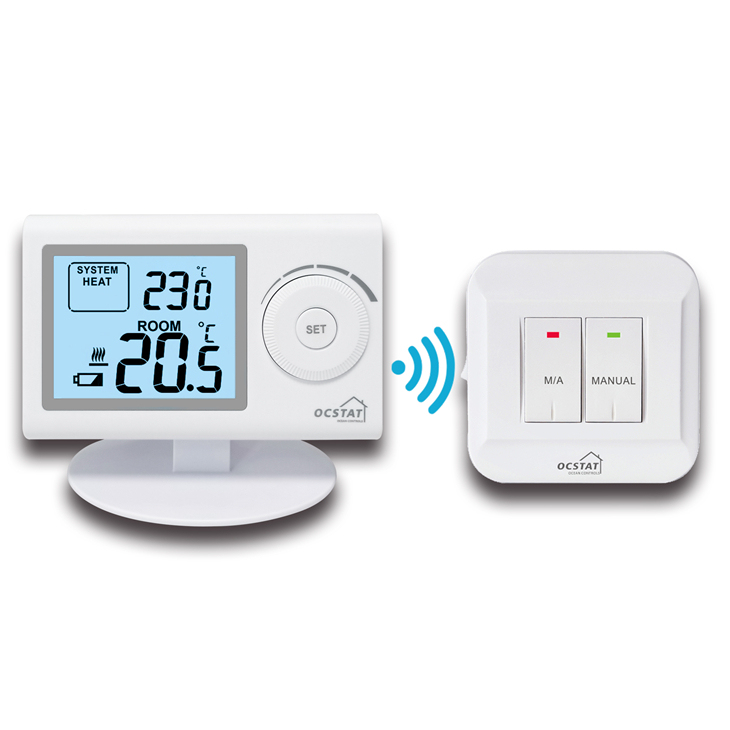 Non-programmable Program Automatic Reset Thermostat with 2*AAA Size Battery