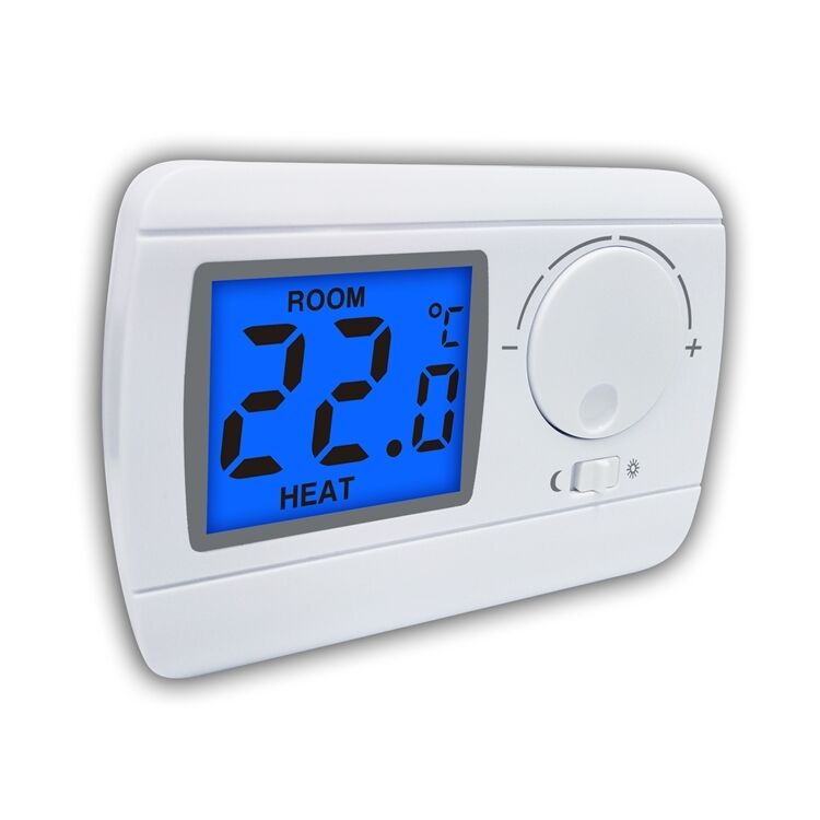 230V White Color Boiler Temperature Control Boiler Thermostat Featuring Adjustable Temperature Range 5 To 35°C In 0.5°C Increments For Thermal Performance
