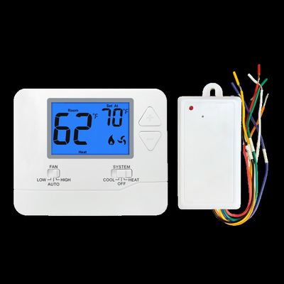 Riseem 防火 ABS デジタル 無線 非プログラム可能な部屋 PTAC 暖房システムのための温度計