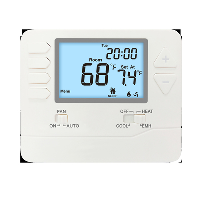 Riseem 24V 熱ポンプ 2H / 1C HVAC ABS 多段階温度調節器 オフィス / バー