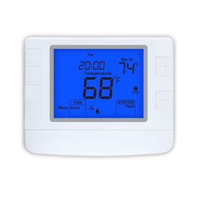 Riseem ABS 1 熱 1 冷却 エアコン プログラム可能な家庭用温度調節器 HVACシステム
