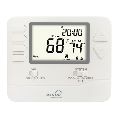 Riseem 230V 電子 7日間 プログラム可能 ホーム 恒温器 青いバックライト カスタマイズされた色