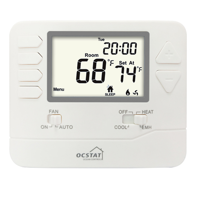 Riseem 2 熱 1 冷却 プログラムできない電気またはガスルーム サーモスタット 暖房と冷却 スイング調整