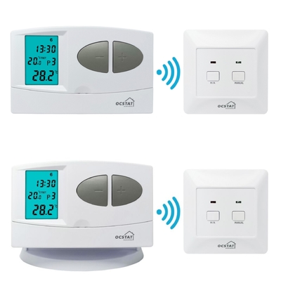 Riseem 868Mhz 7日 プログラム可能なABSボイラー 床暖房 無線室温計