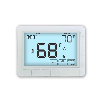 Riseem 新しいバッテリー ホワイト 24V LCD プログラム可能な電子エアコン 1 熱 1 冷却 温度調節器 HVACシステム