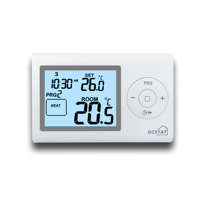 230V 7日間プログラム可能なLCD有線デジタル暖房電子室サーモスタット