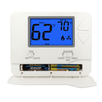 プログラムできない LCD バックライト 単段 24V HVAC ホーム サーモスタット