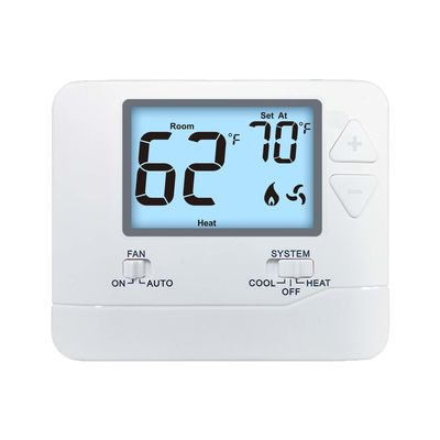 簡単 設置 壁掛け エレクトロニック 部屋 温度調節器 1 熱/1 冷却 段階