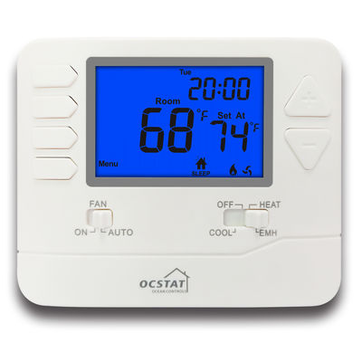 24Vデジタル2熱/1冷房ルームヒートポンプサーモスタット（デュアル電源）
