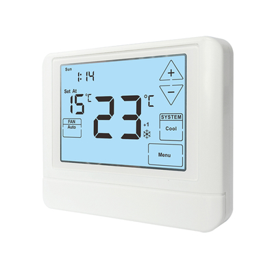 強力で正確なHVAC温度調節器電源 24VAC またはバッテリー 0.3KG 画面の精度 ±1°F 68°F以下