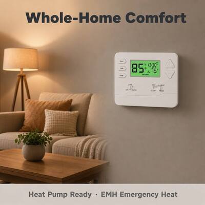Riseem 1 Amp Per Terminal Load Rating Heat Pump システム運用のための温度調節装置,従来のまたは熱ポンプアプリケーション