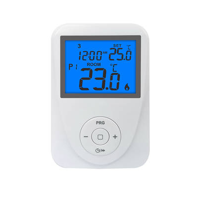 温度調整のためのLCD 24Vacのデジタルによってワイヤーで縛られる7日間のプログラム可能なサーモスタット