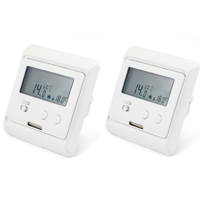 デジタルプログラマブル電気暖房サーモスタット、エアコン用、CE UL