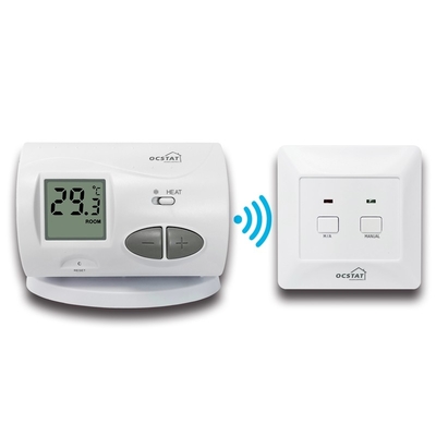 Riseem 868MHZ 床暖房 押すボタンを押す RF 電動室温度計