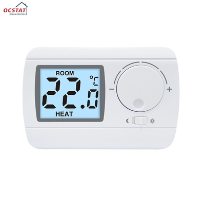 Riseem 230V LCD ABS HVAC システム 家庭用ガスボイラー用の温度調節器 1度精度